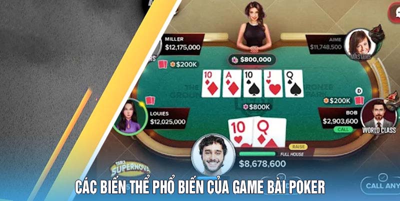 Game Bài Poker Tựa Game Hot Nhất 2025 5 Các Biến Thể Phổ Biến Của Game Bài Poker